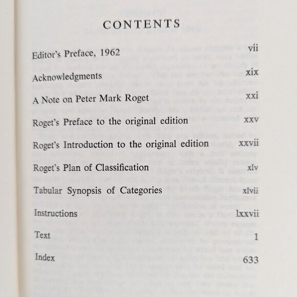 Lime Green Decor Classic Vintage Midcentury Book Rogets Thesaurus 1965 hardcover - Picture 11 of 13